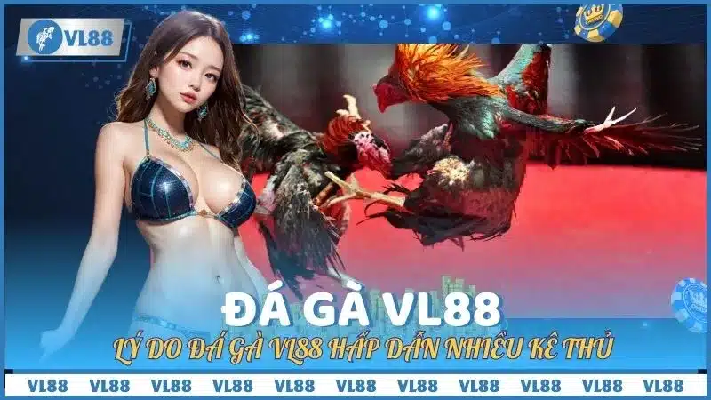 Lý do đá gà VL88 hấp dẫn nhiều kê thủ